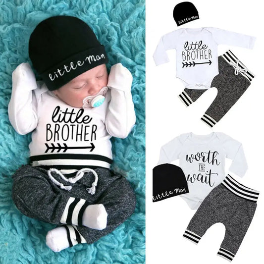 0-18Months Newborn Infant Baby Boy Clothes Cotton Sets Pack