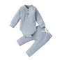 16 Colors Baby Solid Knit Sets Newborn Infant Outfit 0-24M