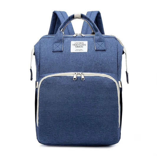 New Folding Mommy Bag Lightweight Portable Crib Bed Backpack - BabyHaven