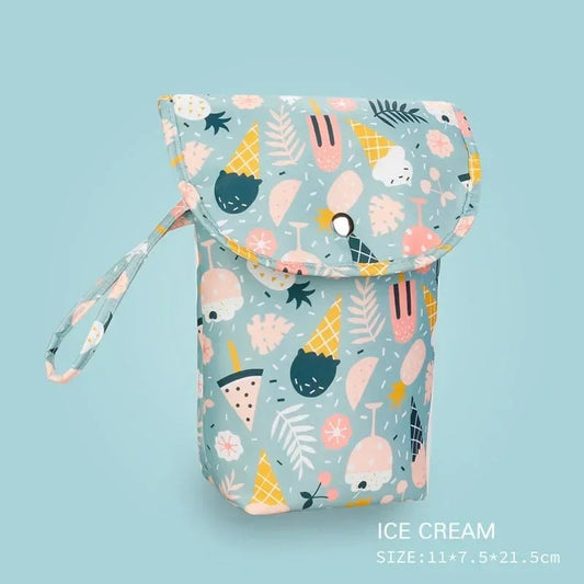Reusable Baby Diaper Bag Pram Hanging Nappy Bag Waterproof Mommy Handbag Large Capacity Diaper Caddy Baby Essentials - BabyHaven