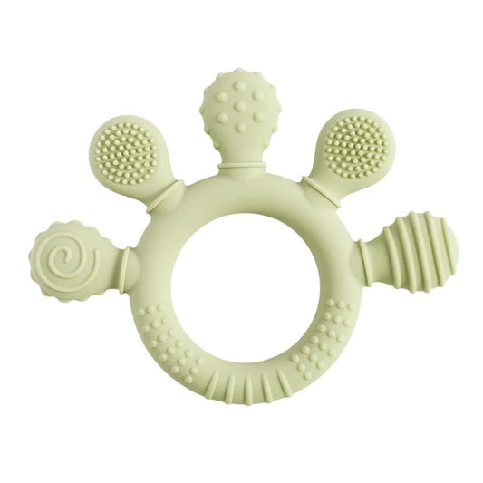 1pc Silicone Teether Food Grade Baby 0 - 12 Toys for Toddlers - BabyHaven