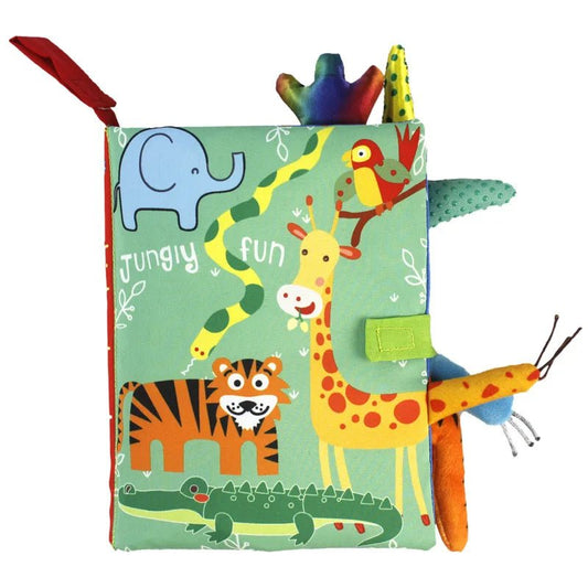 Quiet Book for Toddler Animal Cognitive Fabric Activity - BabyHaven