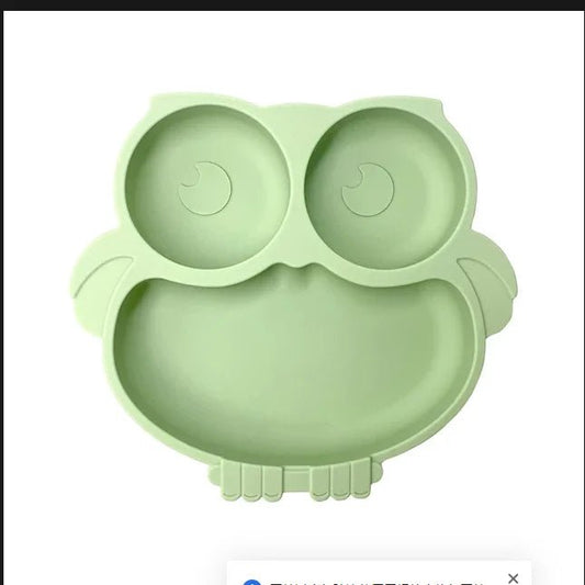 Baby Safe Silicone Dining Plate Suction Cartoon Bowl - BabyHaven