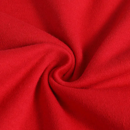 My 1st Christmas Santa Claus Elk Print Newborn Cute Long Sleeve Romper Red Cotton Baby Boys Girls Bodysuit