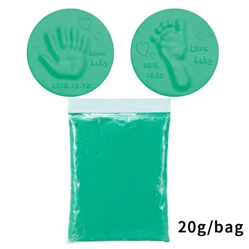 20/40g Baby DIY Hand and Footprint Soft Clay Fluffy Material - BabyHaven