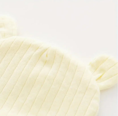 Baby Beanie Hat - Soft Stretchy Infant Newborn Hat with Snap Closure, Lightweight Warm Winter Cap for Boys & Girls, Easy-Care