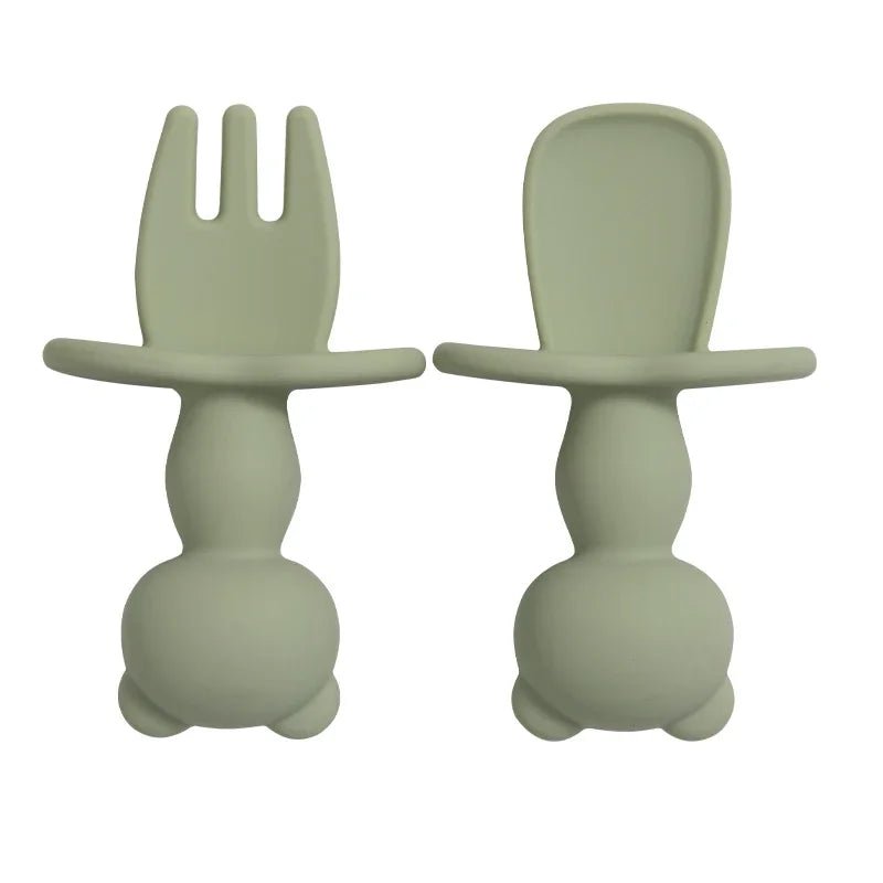 Food Grade Infant Soft Silicone Feeding Tableware Set for Kids - BabyHaven