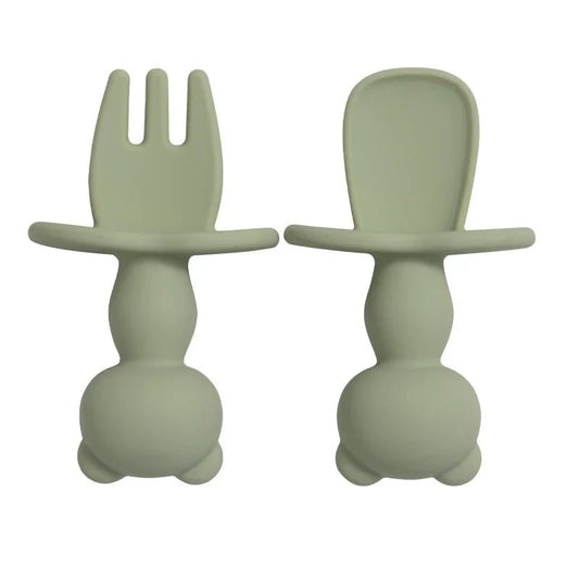 Food Grade Infant Soft Silicone Feeding Tableware Set for Kids - BabyHaven