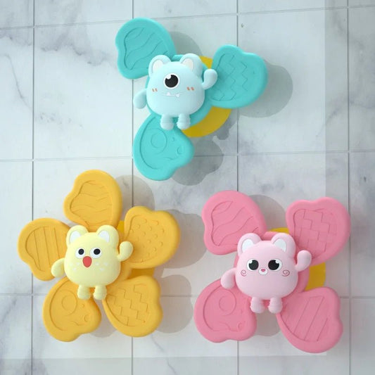3pcs Baby Cartoon Fidget Spinner Toys Colorful Insect Gyro - BabyHaven