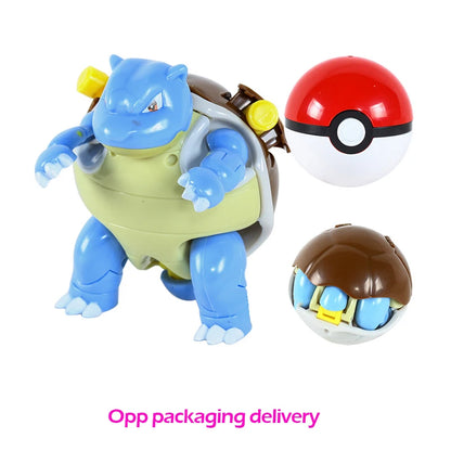 Figure Pokemon Pokeball Transform Pikachu Charizard Toy