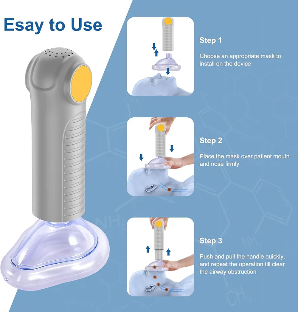 Anti Choking Device Life Saving First Aid Device Portable Veterinary Therapeutic Equipment Negative Pressure Aspirator for Choking