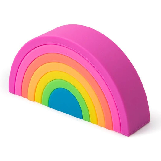 New 6 - 10pcs Baby Silicone Building Block BPA Free Rainbow Soft Block 3D Educational Montessori Toys Baby Teether Gifts - BabyHaven