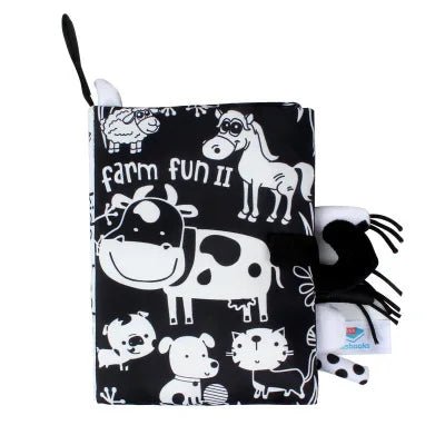 Quiet Book for Toddler Animal Cognitive Fabric Activity - BabyHaven