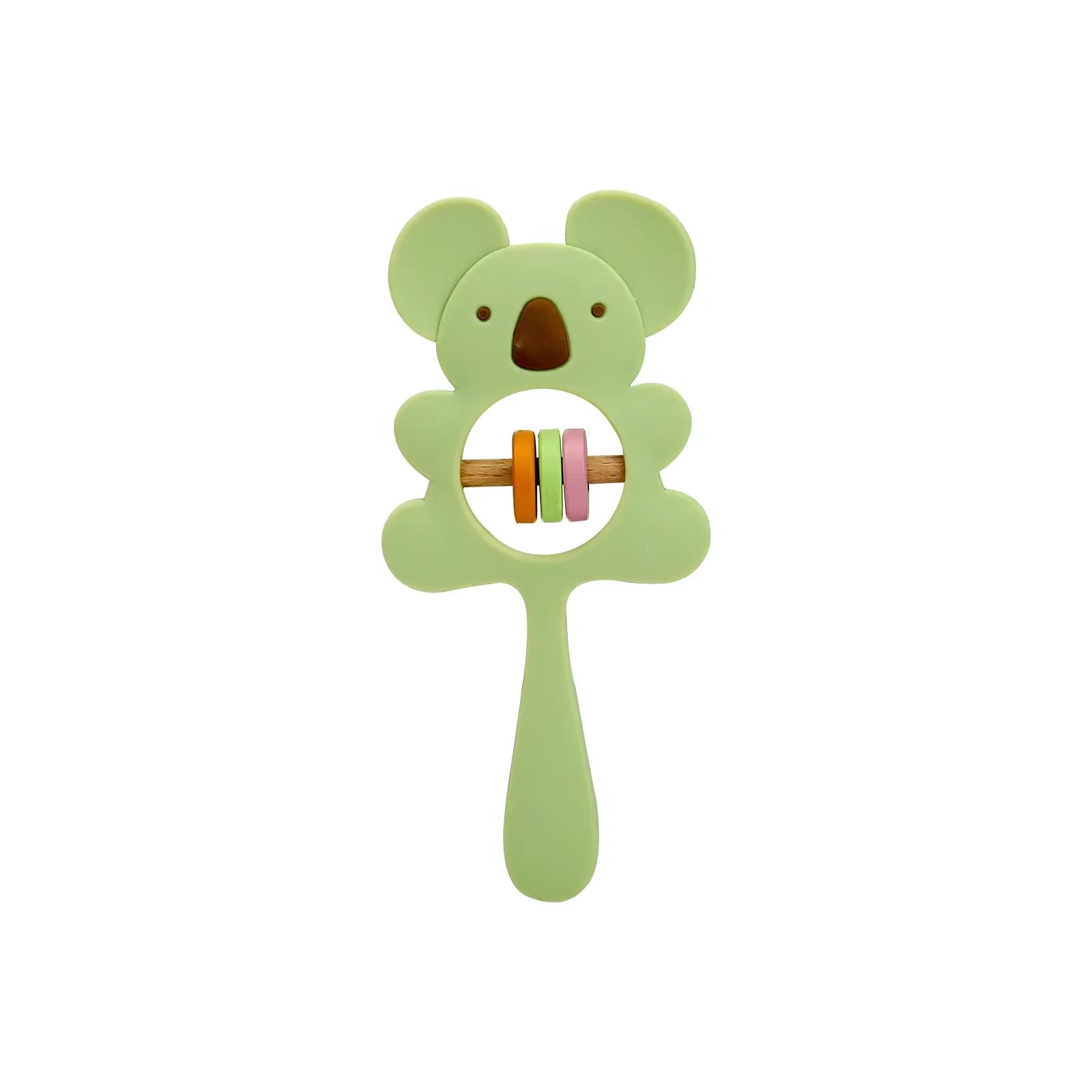 1PC Silicone Teether Koala Elephant Rattles BPA Free Toys - BabyHaven