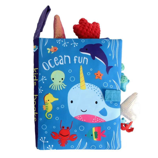 Quiet Book for Toddler Animal Cognitive Fabric Activity - BabyHaven