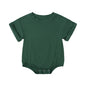 Infant Bamboo Fiber Romper Summer Essential Solid Color Customized T-Shirt Short Sleeve Newborn Bodysuit Baby Jumpsuit 3 - 24 Months - BabyHaven