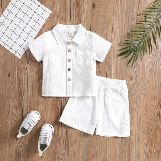 Baby Boy Summer Clothes Toddler Infant T-Shirt Shorts Set - BabyHaven
