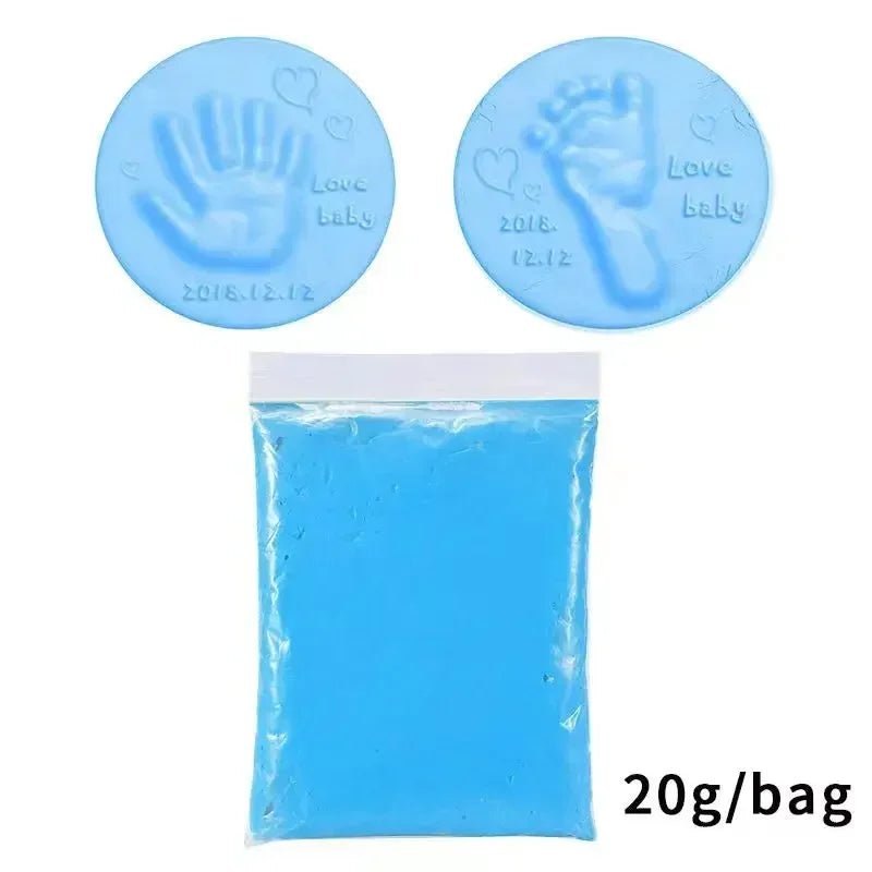 20/40g Baby DIY Hand and Footprint Soft Clay Fluffy Material - BabyHaven