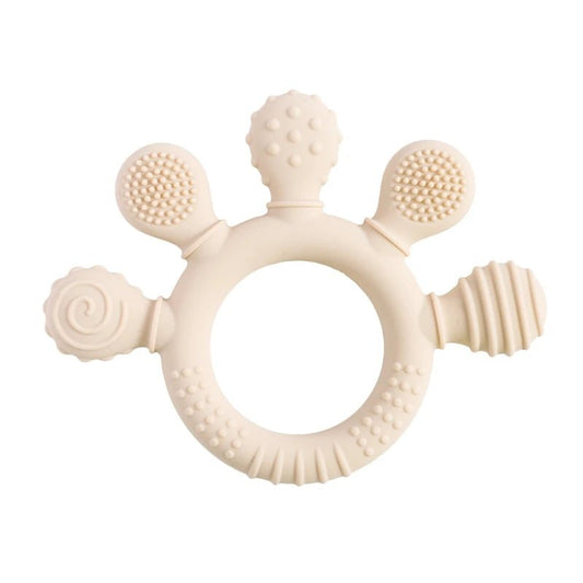 1pc Silicone Teether Food Grade Baby 0 - 12 Toys for Toddlers - BabyHaven
