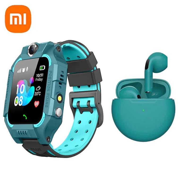 Kids Smart Watch SOS Antil-lost GPS Location Camera Sim Card Call IP67 Waterproof Smart Watch For Ios Android Kids Gift