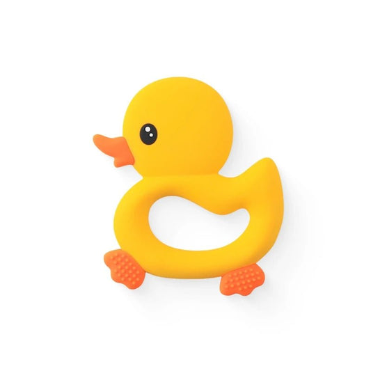 Baby Teether Silicone Teething Toys for Infant Baby Acessories 0 12 Months Baby Silicone Baby Toys Teether Gum Cartoon Rattle - BabyHaven