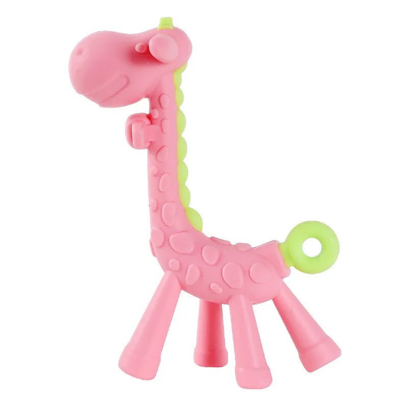 Baby Silicone Training Toothbrush BPA Free Banana Shape Safe Toddle Teether Chew Toys Teething Ring Gift Infant Baby Chewing - BabyHaven