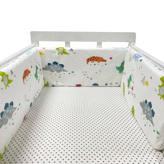 Baby Bumper Chichonera Cot Protector Infant Cotton Braid - BabyHaven