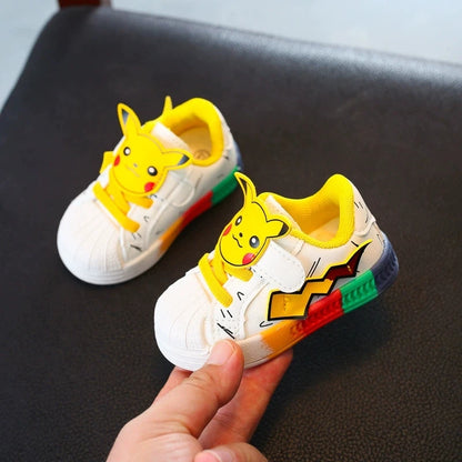 Pokemon Pikachu Baby Shoes Cute Cartoon Non-slip Sneakers