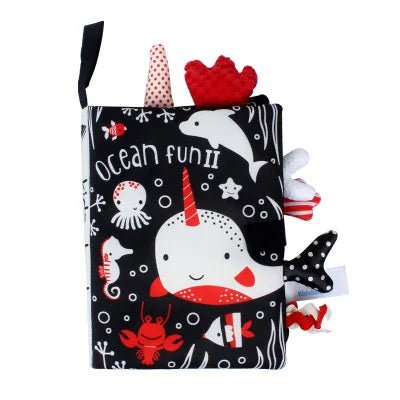 Quiet Book for Toddler Animal Cognitive Fabric Activity - BabyHaven