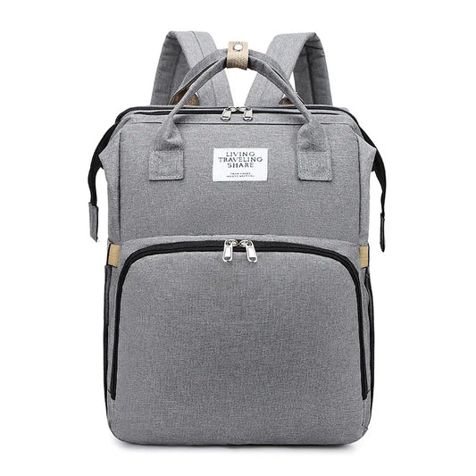 New Folding Mommy Bag Lightweight Portable Crib Bed Backpack - BabyHaven