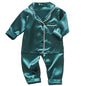 Korean Version Of Childrens Pajamas Set Silk Satin Trousers Set