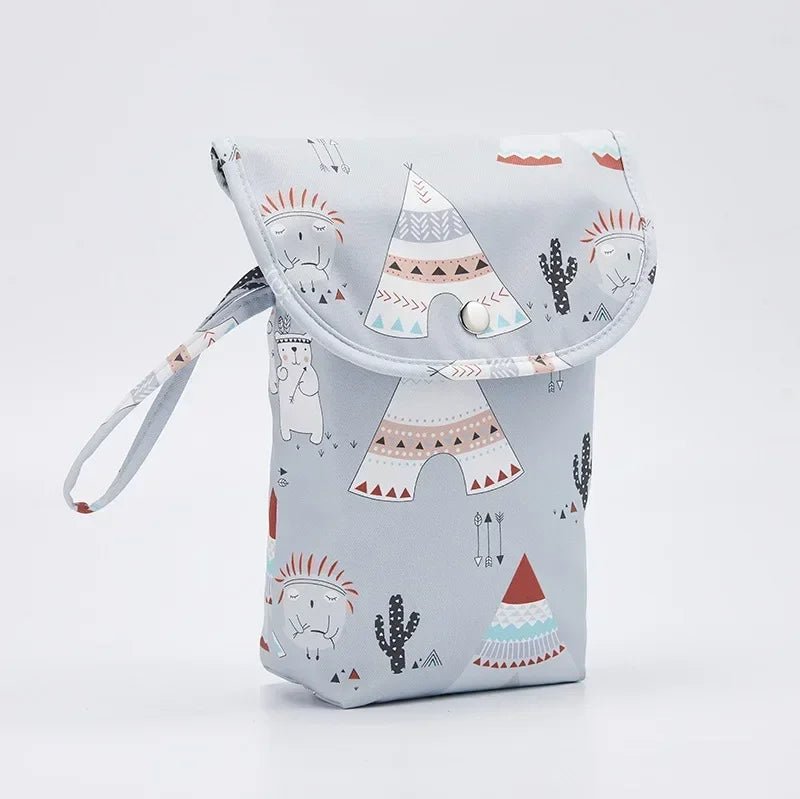 Reusable Baby Diaper Bag Pram Hanging Nappy Bag Waterproof Mommy Handbag Large Capacity Diaper Caddy Baby Essentials - BabyHaven