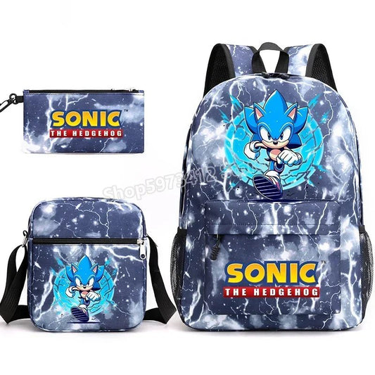 Sonics Backpack Lovely Student Schoolbag Large Capacity Knapsacks - BabyHaven