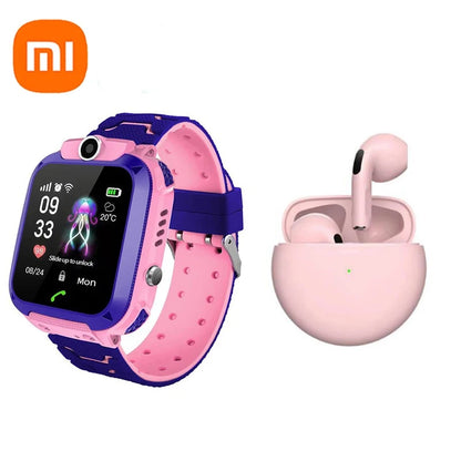 Kids Smart Watch SOS Antil-lost GPS Location Camera Sim Card Call IP67 Waterproof Smart Watch For Ios Android Kids Gift