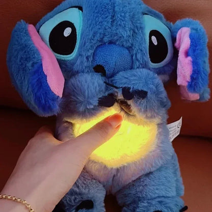 Kawaii Stitch Plush Doll Baby Sleeping Companion Sound Soothing