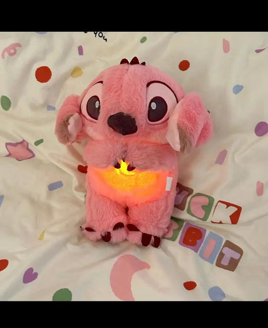 Kawaii Stitch Plush Doll Baby Sleeping Companion Sound Soothing - BabyHaven