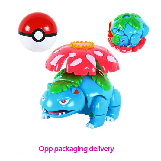 Figure Pokemon Pokeball Transform Pikachu Charizard Toy - BabyHaven
