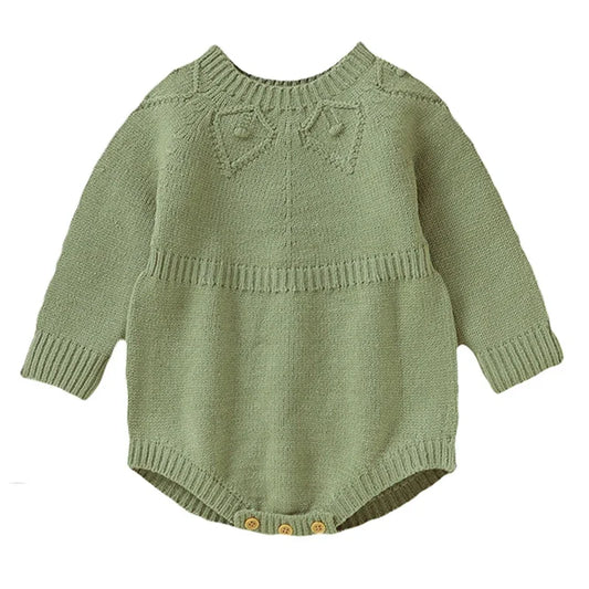 Christmas Rompers Red Winter Newborn Reindeer Knit Infant Boys Girl Long Sleeve Cartoon Snowman Rompers Toddler Outwear Clothes