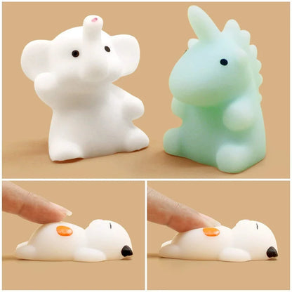 50-5PCS Mochi Squishies Kawaii Animal Stress Relief Toys