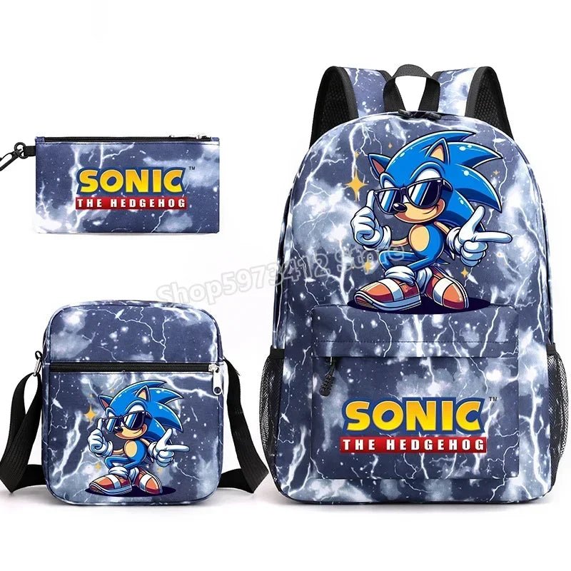 Sonics Backpack Lovely Student Schoolbag Large Capacity Knapsacks - BabyHaven