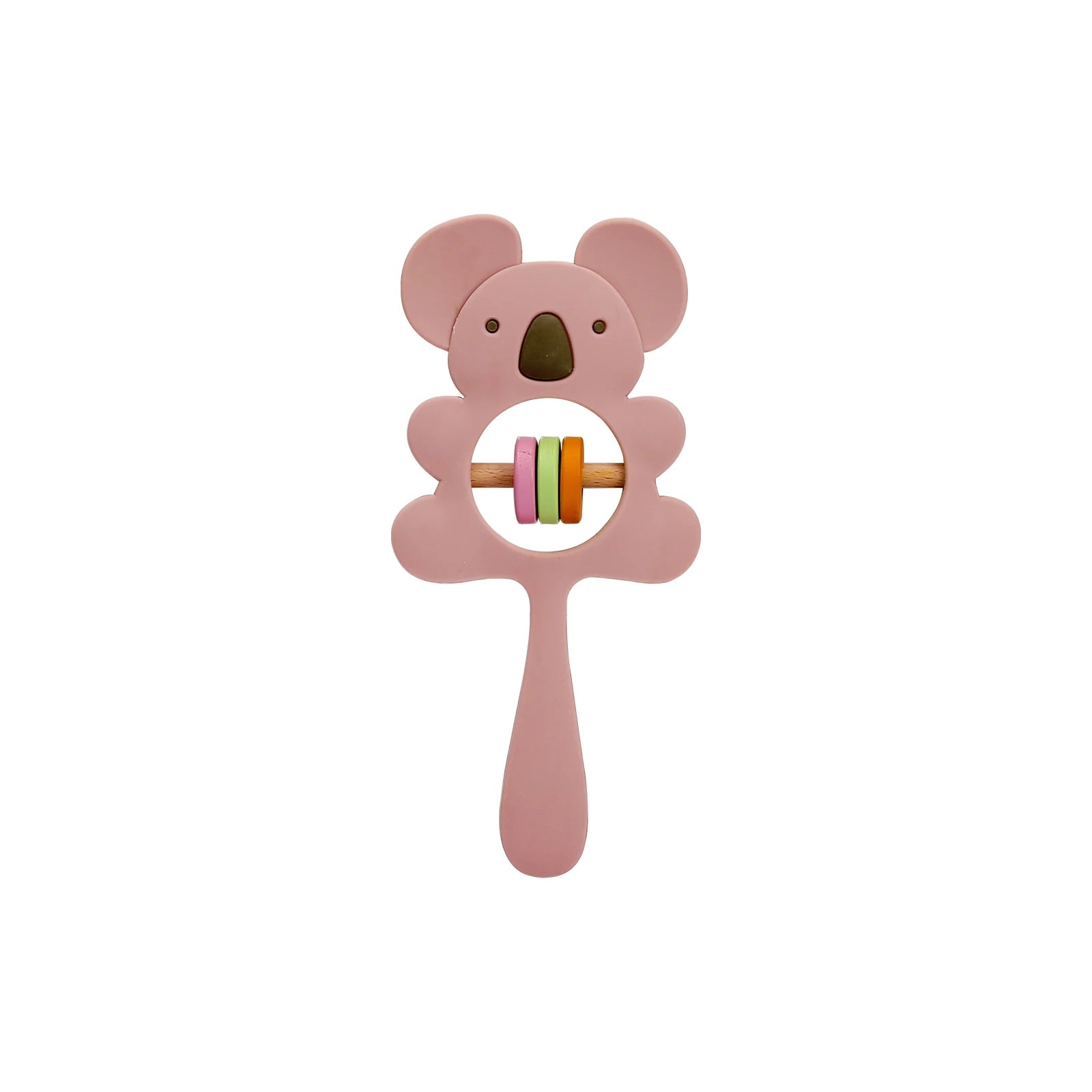 1PC Silicone Teether Koala Elephant Rattles BPA Free Toys - BabyHaven