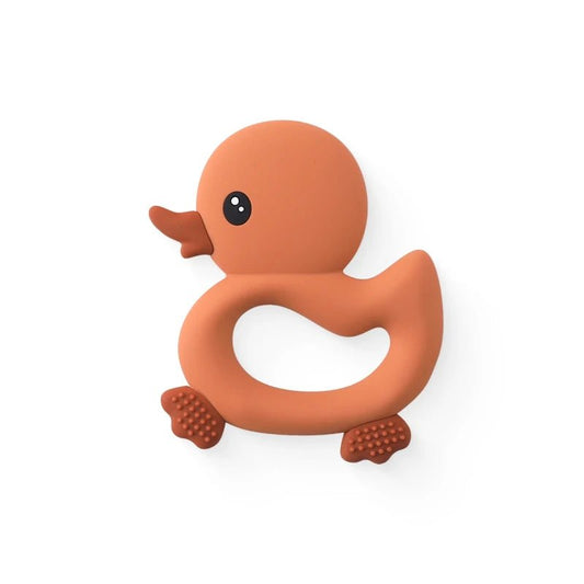 Baby Teether Silicone Teething Toys for Infant Baby Acessories 0 12 Months Baby Silicone Baby Toys Teether Gum Cartoon Rattle - BabyHaven