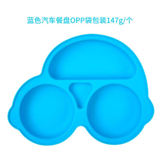 Baby Safe Silicone Dining Plate Suction Cartoon Bowl - BabyHaven