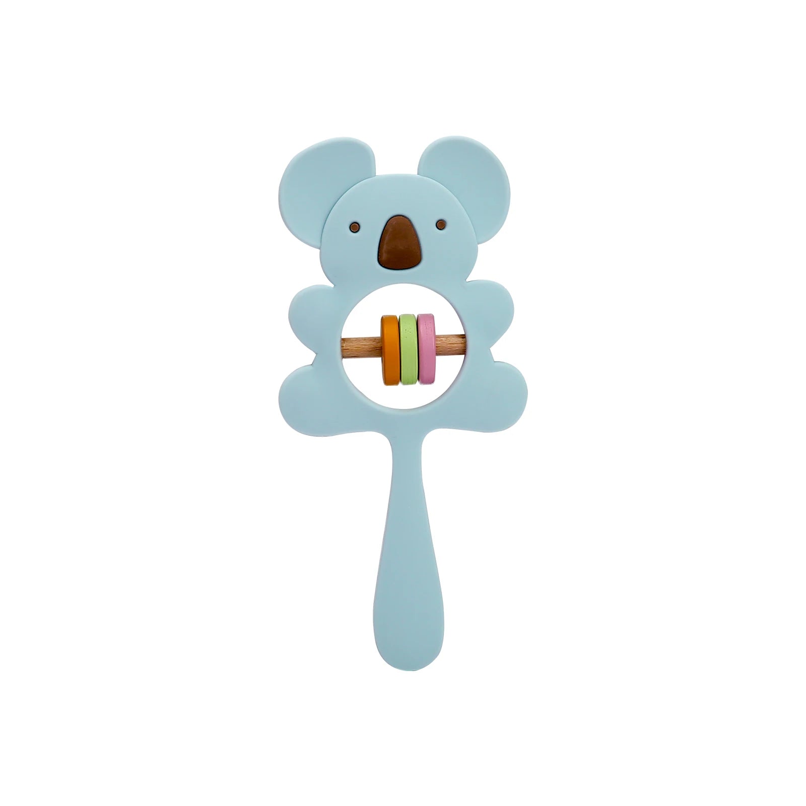 1PC Silicone Teether Koala Elephant Rattles BPA Free Toys - BabyHaven