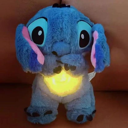 Kawaii Stitch Plush Doll Baby Sleeping Companion Sound Soothing