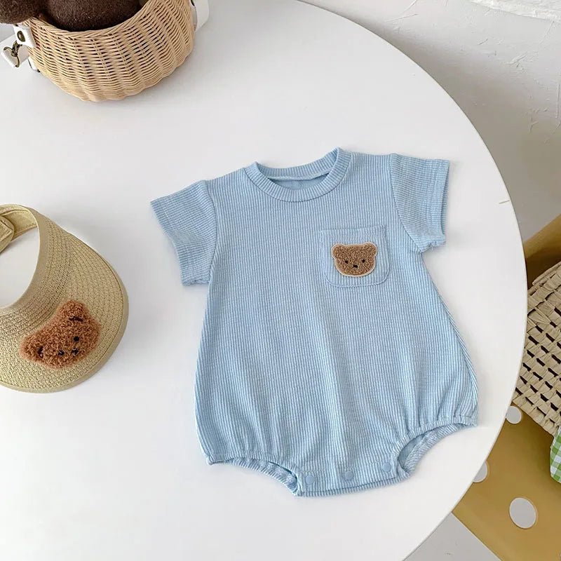 Summer Baby Clothing Set Solid Tee And Shorts 2 Pcs Boys Outfit - BabyHaven