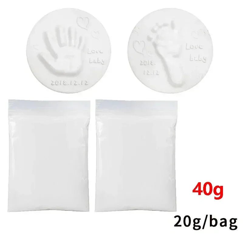 20/40g Baby DIY Hand and Footprint Soft Clay Fluffy Material - BabyHaven