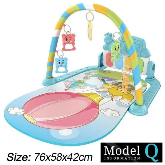 Baby Fitness Stand Music Play Gym Toys Newborn 0 - 36 Months - BabyHaven