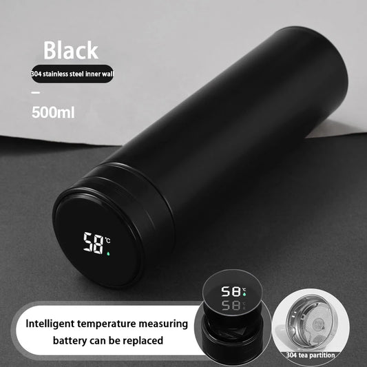 Smart Digital Water Bottle Keeps Cold And Heat Thermos - BabyHaven