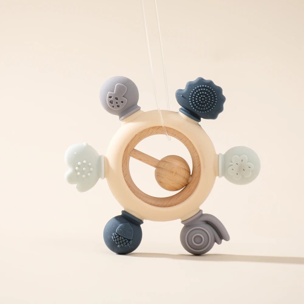 1PC Silicone Teether Koala Elephant Rattles BPA Free Toys - BabyHaven